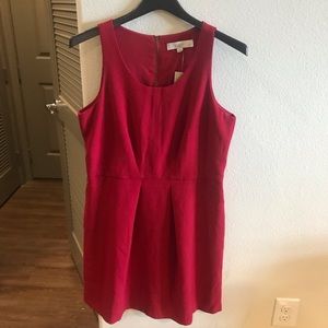 Red Ann Taylor Loft dress BRAND NEW
